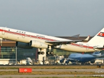 Air koryo tu-204 take off in Beijing